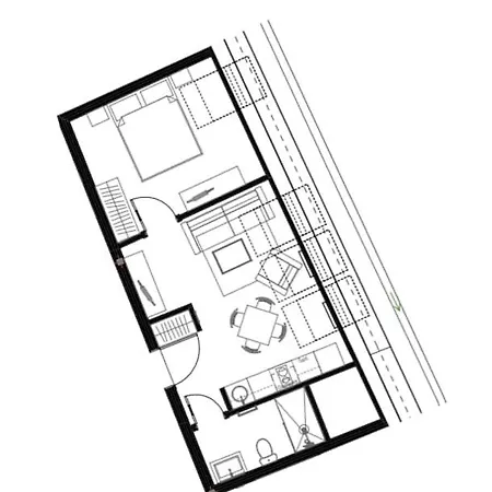 Lejlighed Domillion 1bdr New Old Town U2306 *